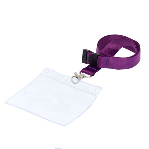 PVC Wallet - PVC ID Cardholder on a Lanyard