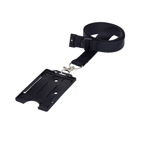 Black ID Cardholder on a Lanyard (not included)