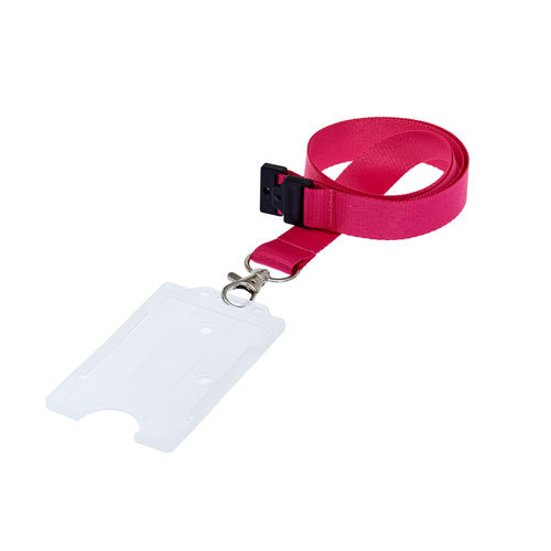 Clear ID Cardholder on a Lanyard (not included)