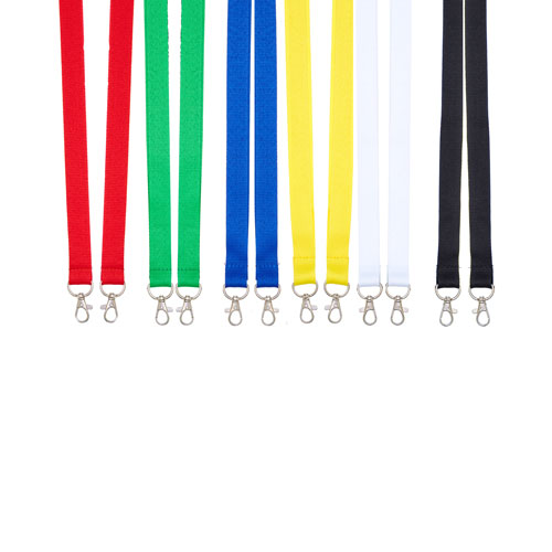 Plain Lanyards - 1.5cm Double Clip