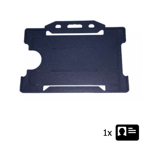 Navy Blue Landscape ID Card Holder