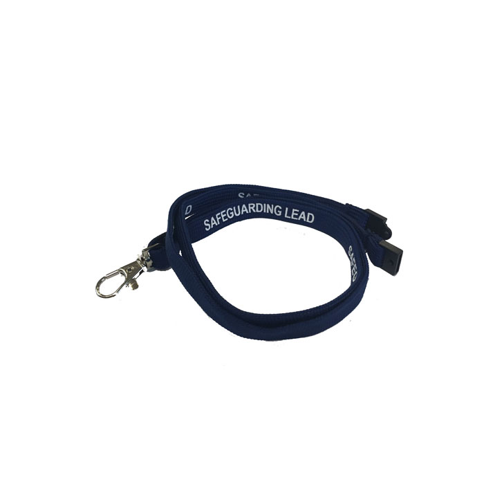 Navy Blue Safeguarding Lead Lanyard