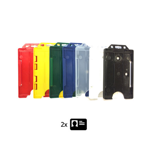 Portrait Double ID Card Holders