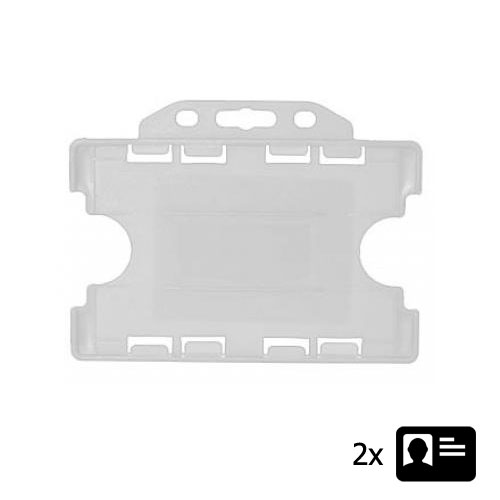 White ID Card Holder
